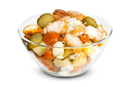 Салат Грибная корзинка