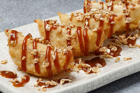 Гедза с яблоком