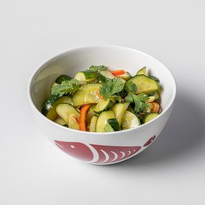 Салат битые огурцы