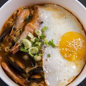 Рамён Корейский Хемуль с морепродуктами