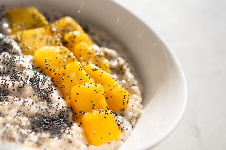 Каша-веган с манго