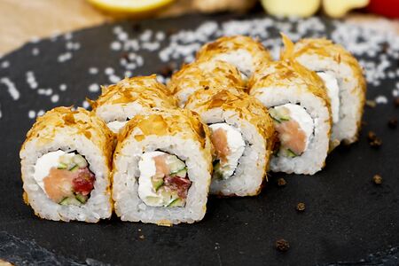 Сагами с мидиями терияки