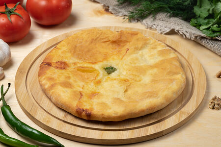 Хачапури со шпинатом и сыром