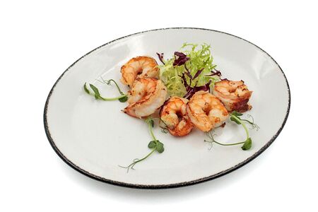 Креветки на гриле