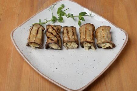 Завитки из баклажанов