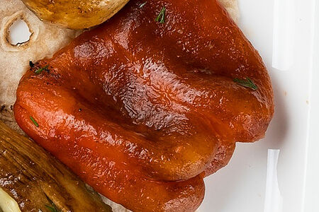 Болгарский перец на мангале