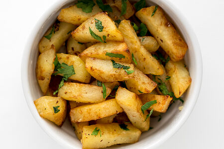 Жареный картофель по-домашнему