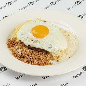 Бифштекс с гарниром