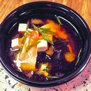 Суп Мисо с лососем