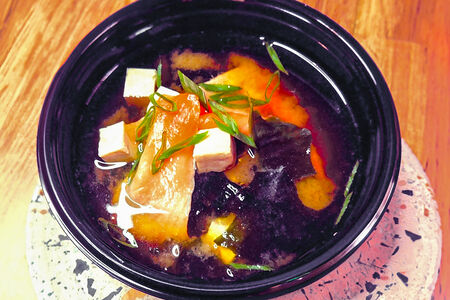 Суп Мисо с лососем