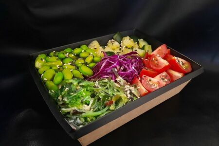 Поке с овощами