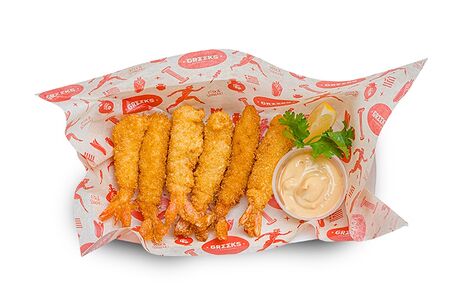 Креветки в кляре с азиатским соусом