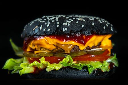 Black burger