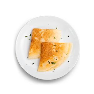 Блины с ветчиной и сыром