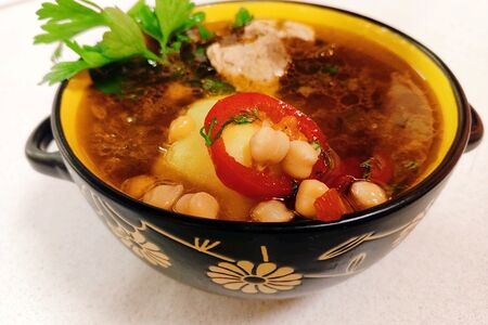 Бозбаш из баранины 