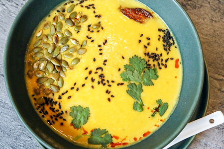 Крем-суп из тыквы на кокосовом молоке