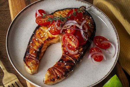 Лосось на гриле