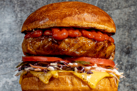 Д Бургер Meat с говядиной и свининой