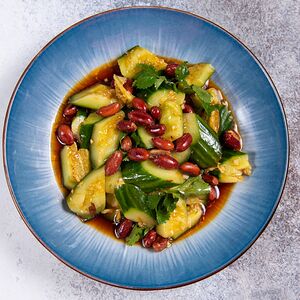 Салат Битые огурцы