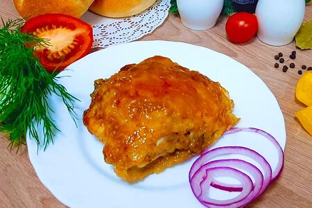 Бедро куриное в чесночно-медовом соусе