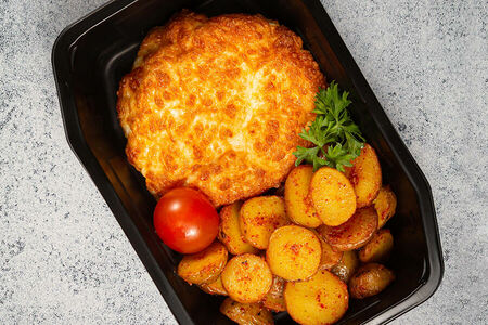 Филе Праздничное с картофелем по-деревенки