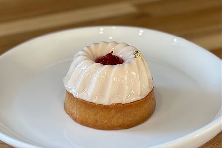 Тарт Малина-личи и роза