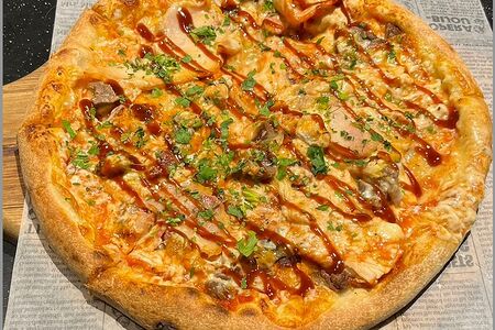 Пицца мясное ассорти