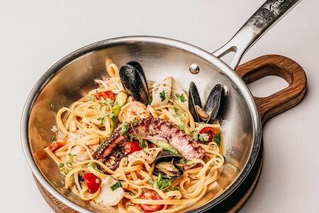 Казаречче с морепродуктами