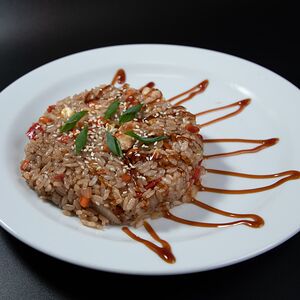 Тяхан с курицей