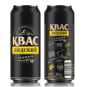 Квас Лидский темный жб