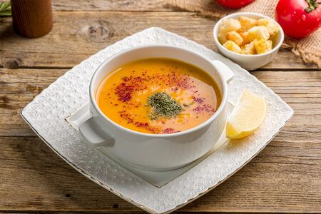 Суп-пюре из чечевицы