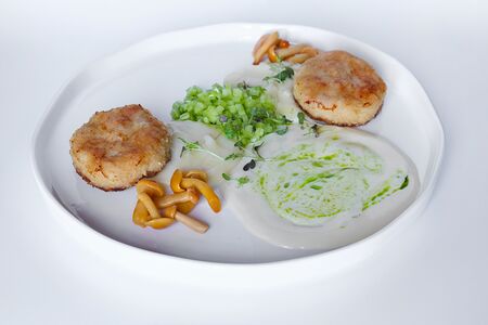 Куриные котлеты с пюре