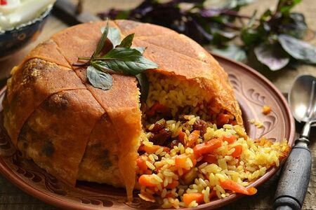 Шах-плов с ягненком