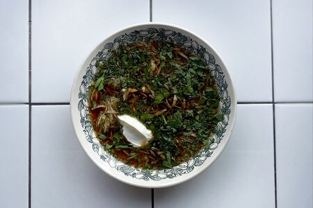 Окрошка на квасе