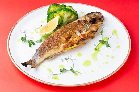 Форель на гриле