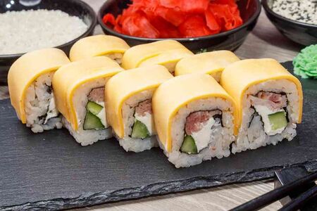 С чеддером и беконом