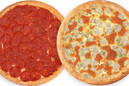 Комбо 2 пиццы Пеперони и Сочная курочка