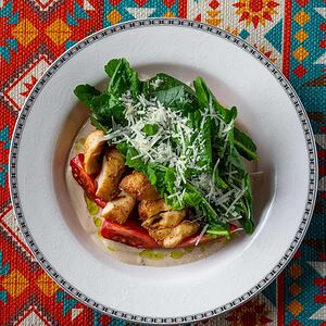 Салат с цицмати и цыпленком