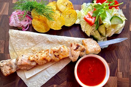 Ланч с курицей