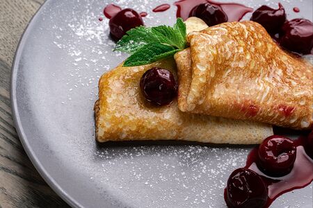 Блинчики с вареньем