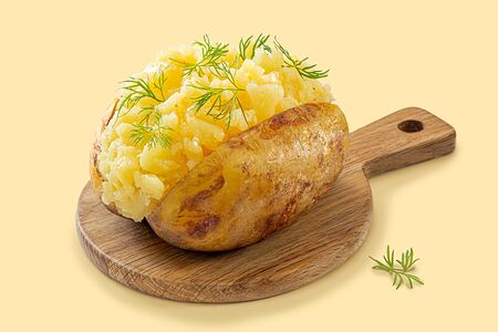 Крошка картошка с укропом и растительным маслом