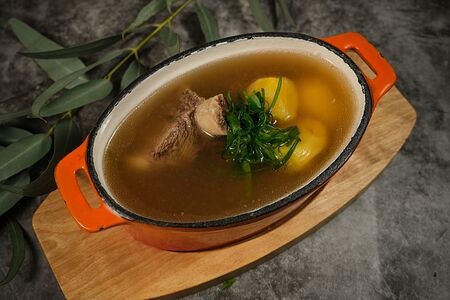 Суп говяжий с картофелем