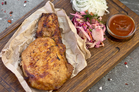 Шашлык из свиной корейки