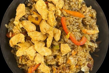 Рис с курицей