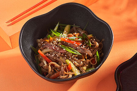 Вок Соба с говядиной