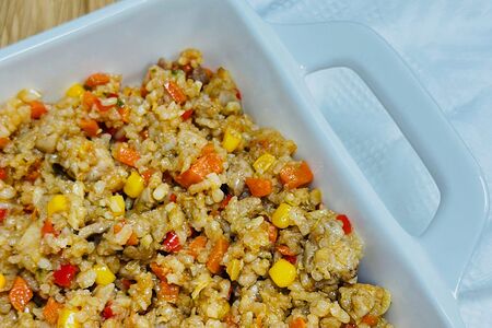 Рис с курицей в азиатском стиле