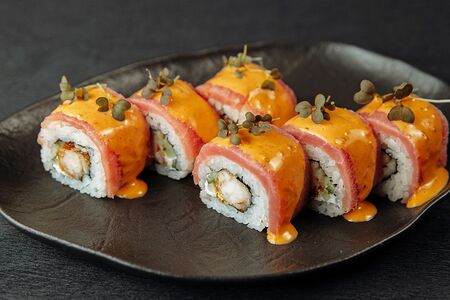 Тунец с Темпура эби