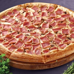 Пицца Ветчина с грибами маленькая