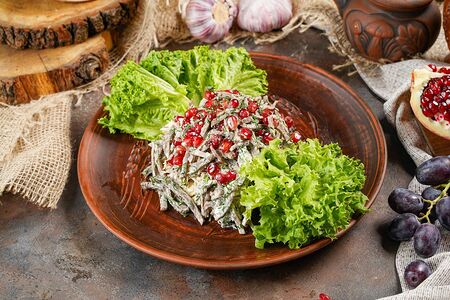 Графский салат с курицей