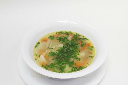 Куриный суп с лапшой